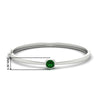 Load image into Gallery viewer, Minimalist Solitaire Bangle Bracelet