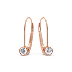 Load image into Gallery viewer, 0.50-ct-lever-back-bezel-set-round-diamond-earrings-in-rose-gold-FDEAR11589RO-0.50-CT-ANGLE4-RG?v=1755863039