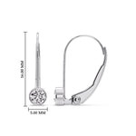 Load image into Gallery viewer, 0.50-ct-lever-back-bezel-set-round-diamond-earrings-in-white-gold-FDEAR11589RO-0.50-CT-ANGLE3-WG-HW?v=1755863038