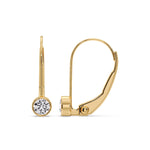 Load image into Gallery viewer, 0.50-ct-lever-back-bezel-set-round-diamond-earrings-in-yellow-gold-FDEAR11589RO-0.50-CT-ANGLE3-YG?v=1755863038