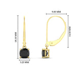 Load image into Gallery viewer, 0.50-ct-leverback-cushion-cut-black-diamond-drop-earrings-in-yellow-gold-fdear11236cugblackangle4-0.50ct-nl-yg-hw.jpg?v=1765359793