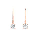 Load image into Gallery viewer, 0.50-ct-leverback-cushion-cut-diamond-drop-earrings-in-rose-gold-fdear11236cuangle2-0.50ct-nl-rg.jpg?v=1765359791
