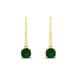 Load image into Gallery viewer, 0.50-ct-leverback-cushion-cut-emerald-drop-earrings-in-yellow-gold-fdear11236cugemgrangle2-0.50ct-nl-yg.jpg?v=1765359792