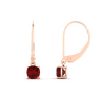 Load image into Gallery viewer, 0.50-ct-leverback-cushion-cut-ruby-drop-earrings-in-rose-gold-fdear11236cugrudrangle4-0.50ct-nl-rg.jpg?v=1765359792