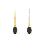 Load image into Gallery viewer, 0.50-ct-leverback-oval-drop-dangle-black-diamond-earrings-in-yellow-gold-fdear11236ovgblackangle2-0.50ct-nl-yg.jpg?v=1765455488