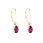 Load image into Gallery viewer, 0.50-ct-leverback-oval-drop-dangle-pink-sapphire-earrings-in-rose-gold-fdear11236ovgsadrpiangle3-0.50ct-nl-rg.jpg?v=1765455487
