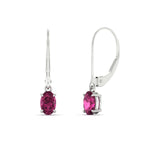 Load image into Gallery viewer, 0.50-ct-leverback-oval-drop-dangle-pink-sapphire-earrings-in-white-gold-fdear11236ovgsadrpiangle1-0.50ct-nl-wg.jpg?v=1765455488