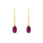 Load image into Gallery viewer, 0.50-ct-leverback-oval-drop-dangle-pink-sapphire-earrings-in-yellow-gold-fdear11236ovgsadrpiangle2-0.50ct-nl-yg.jpg?v=1765455488