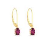 Load image into Gallery viewer, 0.50-ct-leverback-oval-drop-dangle-pink-sapphire-earrings-in-yellow-gold-fdear11236ovgsadrpiangle3-0.50ct-nl-yg.jpg?v=1765455487