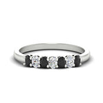 Load image into Gallery viewer, 0.50-ct-oval-seven-stone-black-diamond-anniversary-band-in-white-gold-fdwb8008ovblacksleep-0.50ct-nl-wg.jpg