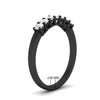 Load image into Gallery viewer, 0.50-ct-oval-seven-stone-diamond-anniversary-band-in-black-gold-fdwb8008ovangle2-0.50ct-nl-bg-hw.jpg