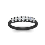Load image into Gallery viewer, 0.50-ct-oval-seven-stone-diamond-anniversary-band-in-black-gold-fdwb8008ovangle5-0.50ct-nl-bg.jpg