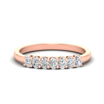 Load image into Gallery viewer, 0.50-ct-oval-seven-stone-diamond-anniversary-band-in-rose-gold-fdwb8008ovsleep-0.50ct-nl-rg.jpg