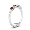 Load image into Gallery viewer, 0.50-ct-oval-seven-stone-ruby-anniversary-band-in-white-gold-fdwb8008ovgrudrangle2-0.50ct-nl-wg-hw.jpg