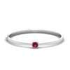 Load image into Gallery viewer, Minimalist Solitaire Bangle Bracelet
