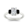 Load image into Gallery viewer, 0.50-ct-radiant-cut-three-stone-black-diamond-engagement-ring-in-white-gold-fdenr9299ragblackangle5-0.50ct-nl-wg.jpg