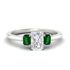 Load image into Gallery viewer, 0.50-ct-radiant-cut-three-stone-emerald-engagement-ring-in-white-gold-fdenr9299ragemgrsleep-0.50ct-nl-wg.jpg