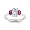 Load image into Gallery viewer, 0.50-ct-radiant-cut-three-stone-pink-sapphire-engagement-ring-in-white-gold-fdenr9299ragsadrpiangle5-0.50ct-nl-wg.jpg