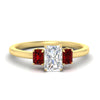 Load image into Gallery viewer, 0.50-ct-radiant-cut-three-stone-ruby-engagement-ring-in-yellow-gold-fdenr9299ragrudrsleep-0.50ct-nl-yg.jpg