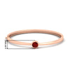 Load image into Gallery viewer, Minimalist Solitaire Bangle Bracelet