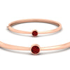Load image into Gallery viewer, Minimalist Solitaire Bangle Bracelet