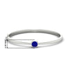 Load image into Gallery viewer, Minimalist Solitaire Bangle Bracelet