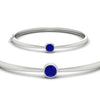 Load image into Gallery viewer, Minimalist Solitaire Bangle Bracelet