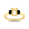 Load image into Gallery viewer, 0.50-ct-semi-mount-three-stone-black-diamond-engagement-ring-in-yellow-gold-fdenr9299smgblackangle5-0.50ct-nl-yg.jpg