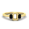 Load image into Gallery viewer, 0.50-ct-semi-mount-three-stone-black-diamond-engagement-ring-in-yellow-gold-fdenr9299smgblacksleep-0.50ct-nl-yg.jpg
