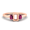Load image into Gallery viewer, 0.50-ct-semi-mount-three-stone-pink-sapphire-engagement-ring-in-rose-gold-fdenr9299smgsadrpisleep-0.50ct-nl-rg.jpg