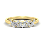 Load image into Gallery viewer, 0.50-ct-vintage-diamond-wedding-bands-for-women-in-yellow-gold-fdw2308sleep-0.50ct-nl-yg