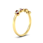 Load image into Gallery viewer, 0.50-ct-vintage-ruby-wedding-bands-for-women-in-yellow-gold-fdw2308grudrangle2-0.50ct-nl-yg