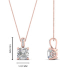 Load image into Gallery viewer, 0.50-ct-asscher-cut-diamond-filigree-pendant-in-FDPD10681AS-0.50CTANGLE2-NL-RG