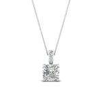 Load image into Gallery viewer, 0.50-ct-asscher-cut-diamond-filigree-pendant-in-FDPD10681AS-0.50CTANGLE2-NL-WG