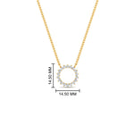Load image into Gallery viewer, 0.50-ct.-circle-diamond-anniversary-pendant-in-FDPD11271-0.50CT -NL-YG