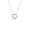 Load image into Gallery viewer, 0.50-ct.-circle-emerald-anniversary-pendant-in-FDPD11271GEMGR-0.50CT -NL-WG