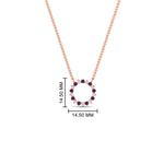 Load image into Gallery viewer, 0.50-ct.-circle-pink-sapphire-anniversary-pendant-in-FDPD11271GSADRPI-0.50CT -NL-RG