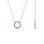 Load image into Gallery viewer, 0.50-ct.-circle-pink-sapphire-anniversary-pendant-in-FDPD11271GSADRPI-0.50CT -NL-RG