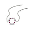 Load image into Gallery viewer, 0.50-ct.-circle-pink-sapphire-anniversary-pendant-in-FDPD11271GSADRPI-0.50CT -NL-WG