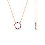 Load image into Gallery viewer, 0.50-ct.-circle-ruby-anniversary-pendant-in-FDPD11271GRUDR-0.50CT -NL-RG