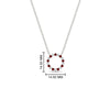 Load image into Gallery viewer, 0.50-ct.-circle-ruby-anniversary-pendant-in-FDPD11271GRUDR-0.50CT -NL-WG