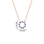 Load image into Gallery viewer, 0.50-ct.-circle-sapphire-anniversary-pendant-in-FDPD11271GSABL-0.50CT -NL-RG