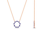 Load image into Gallery viewer, 0.50-ct.-circle-sapphire-anniversary-pendant-in-FDPD11271GSABL-0.50CT -NL-RG