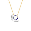 Load image into Gallery viewer, 0.50-ct.-circle-sapphire-anniversary-pendant-in-FDPD11271GSABL-0.50CT -NL-YG