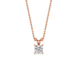 Load image into Gallery viewer, 0.50-ct.-diamond-princess-cut-solitaire-necklace-in-rose-gold-FDPD8469ANGLE1-PR-0.50-RG.jpg?v=1758712853