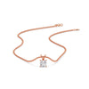 Load image into Gallery viewer, 0.50-ct.-diamond-sparkling-princess-cut-solitaire-necklace-in-rose-gold-FDPD8469ANGLE4-PR-0.50-RG