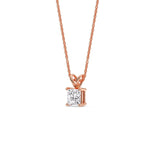 Load image into Gallery viewer, 0.50-ct.-diamond-timeless-princess-cut-solitaire-necklace-in-rose-gold-FDPD8469ANGLE2-PR-0.50-RG