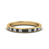 Load image into Gallery viewer, 0.50-ct.-princess-cut-channel-wedding-ring-for-her-with-black-diamond-in-18K-yellow-gold-FD8382-0.50CTBGBLACK-NL-YG