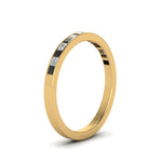 Load image into Gallery viewer, 0.50-ct.-princess-cut-channel-wedding-ring-for-her-with-black-diamond-in-18K-yellow-gold-FD8382-0.50CTBGBLACKANGLE2-NL-YG