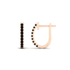 Load image into Gallery viewer, 0.50-ctw-huggie-hoop-black-diamond-earrings-in-rose-gold-FDEAR11260GBLACKANGLE2-0.50-NL-RG